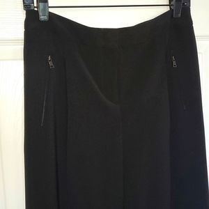 NEW BCBG Maxazria Black Trousers with double zippered pockets